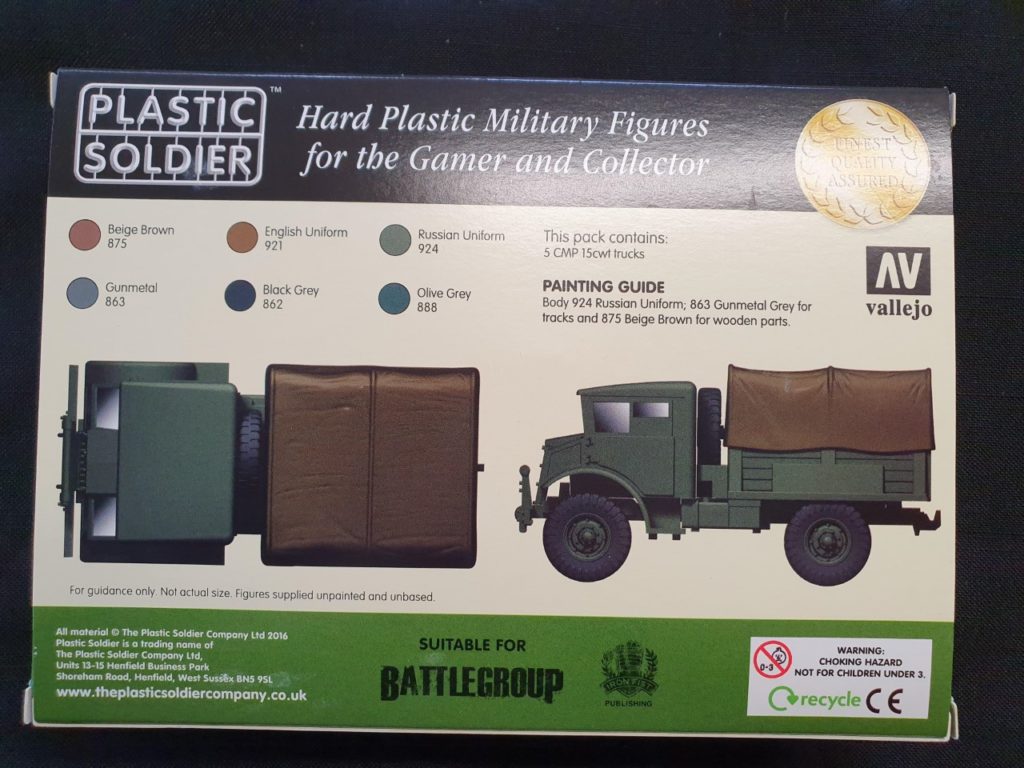 15mm British and Commonwealth CMP 15cwt truck – The Plastic Soldier Company